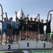 competitie - UHTT Podium Almere Duin 180x180 - UHTT Run Bike Run Team verrassend 11e in Challenge Duathlon Geel - raceverslag, Nederland, Hardlopen, Fietsen, competitie, 2018